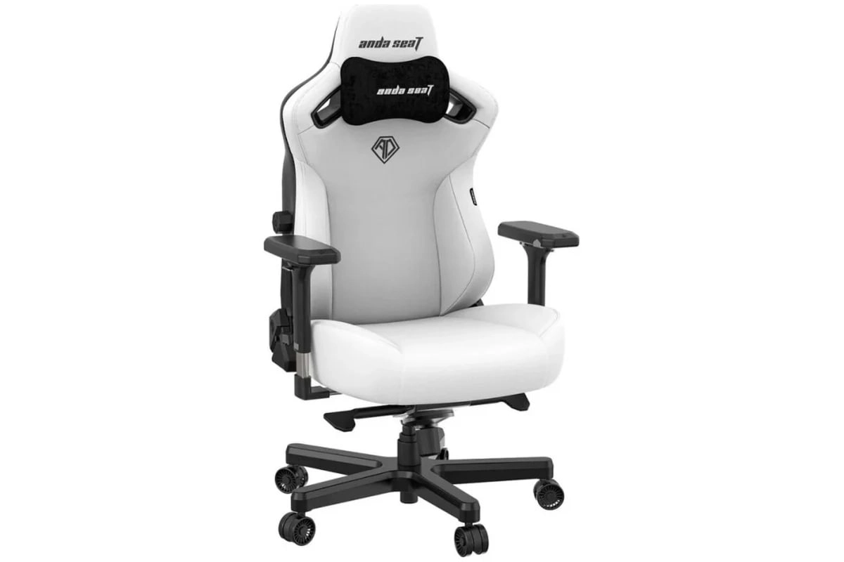 Anda Seat Kaiser 3 Size L White PVC o‘yin kreslosi onlayn