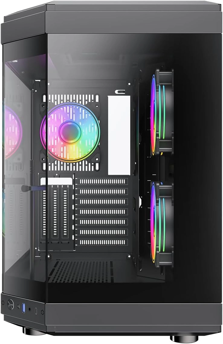 Компьютерный корпус GameMax HYPE Black - фото №3 Компьютерный корпус GameMax HYPE Black недорого