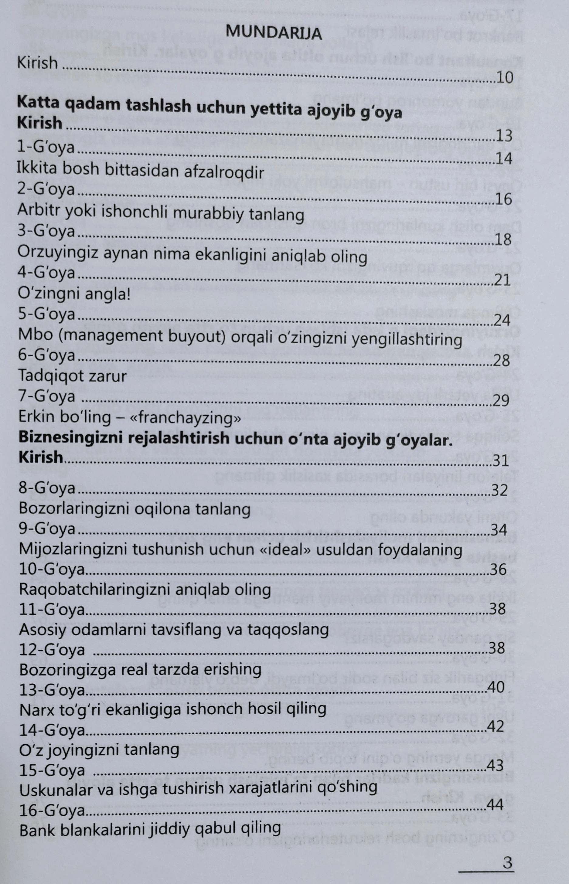 Ken Langdon: Orzuyingizdagi biznesni boshlash uchun 100 ta eng zo'r g'oya O'zbekistonda