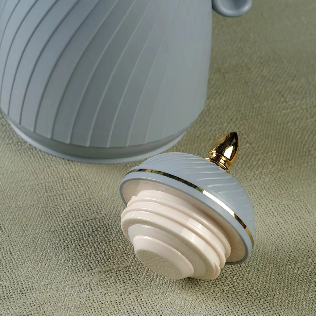 Термокувшин Fissman 1 л белый (пластиковый корпус со стеклянной колбой) купить