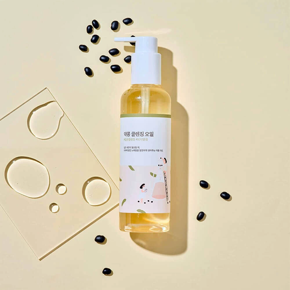 Гидрофильное масло с пробиотиками Round Lab   Soybean Nourishing Cleansing Oil 200 ml в Узбекистане