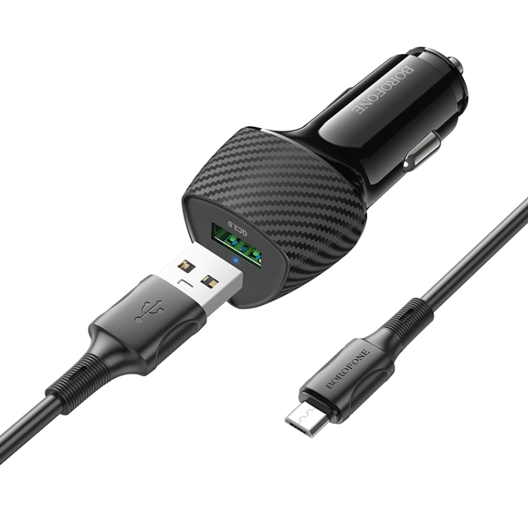 Автомобильное зарядное устройство Borofone BZ31C Micro USB Cable в Узбекистане