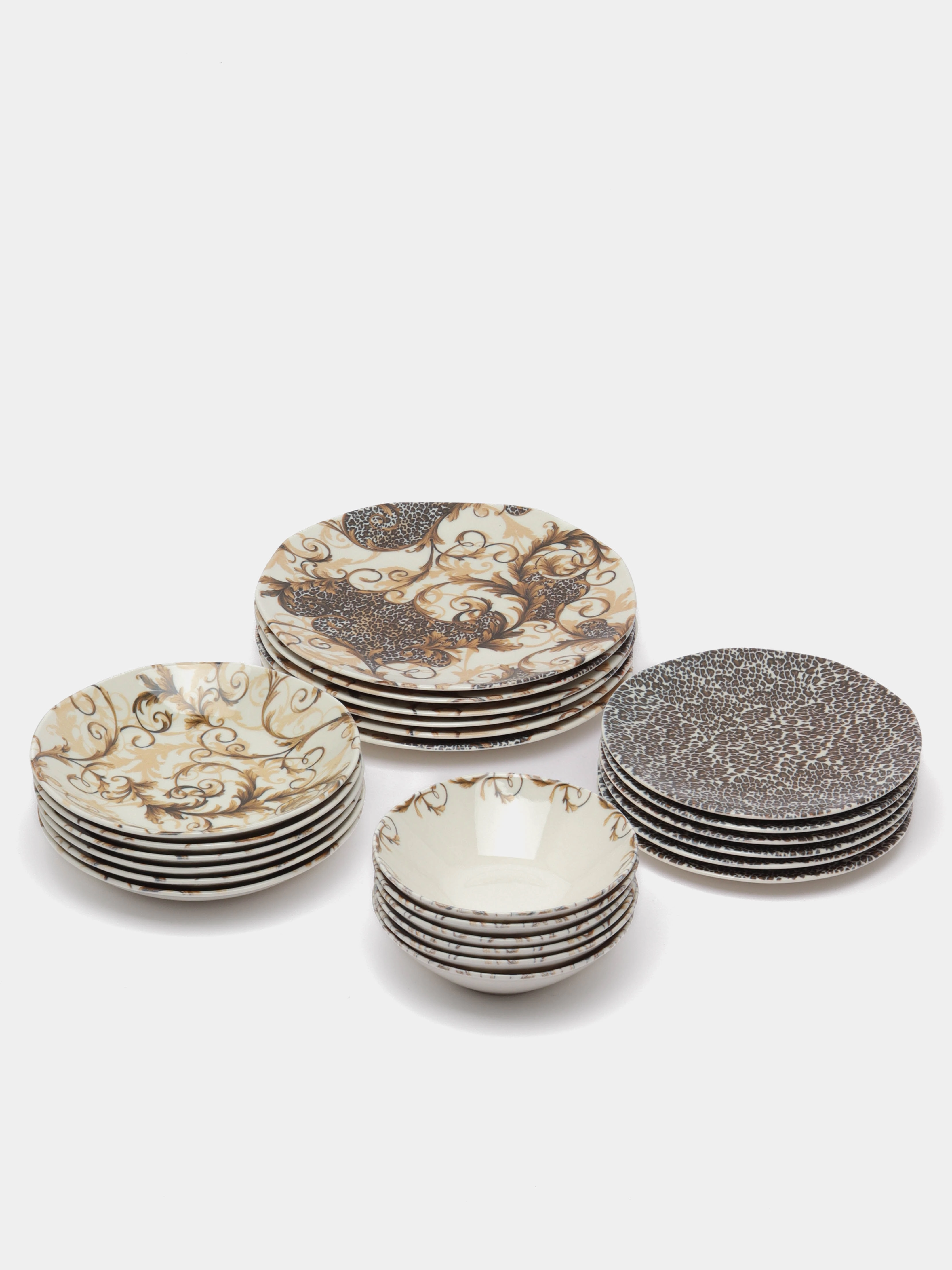 Fiyat (24 buyumli) dasturxon servizi Organik ORG24YS01DB1171 tez yetkazib berish