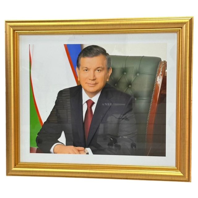 Shavkat Mirziyoyev portreti 1 &times; 1  m sotib olish