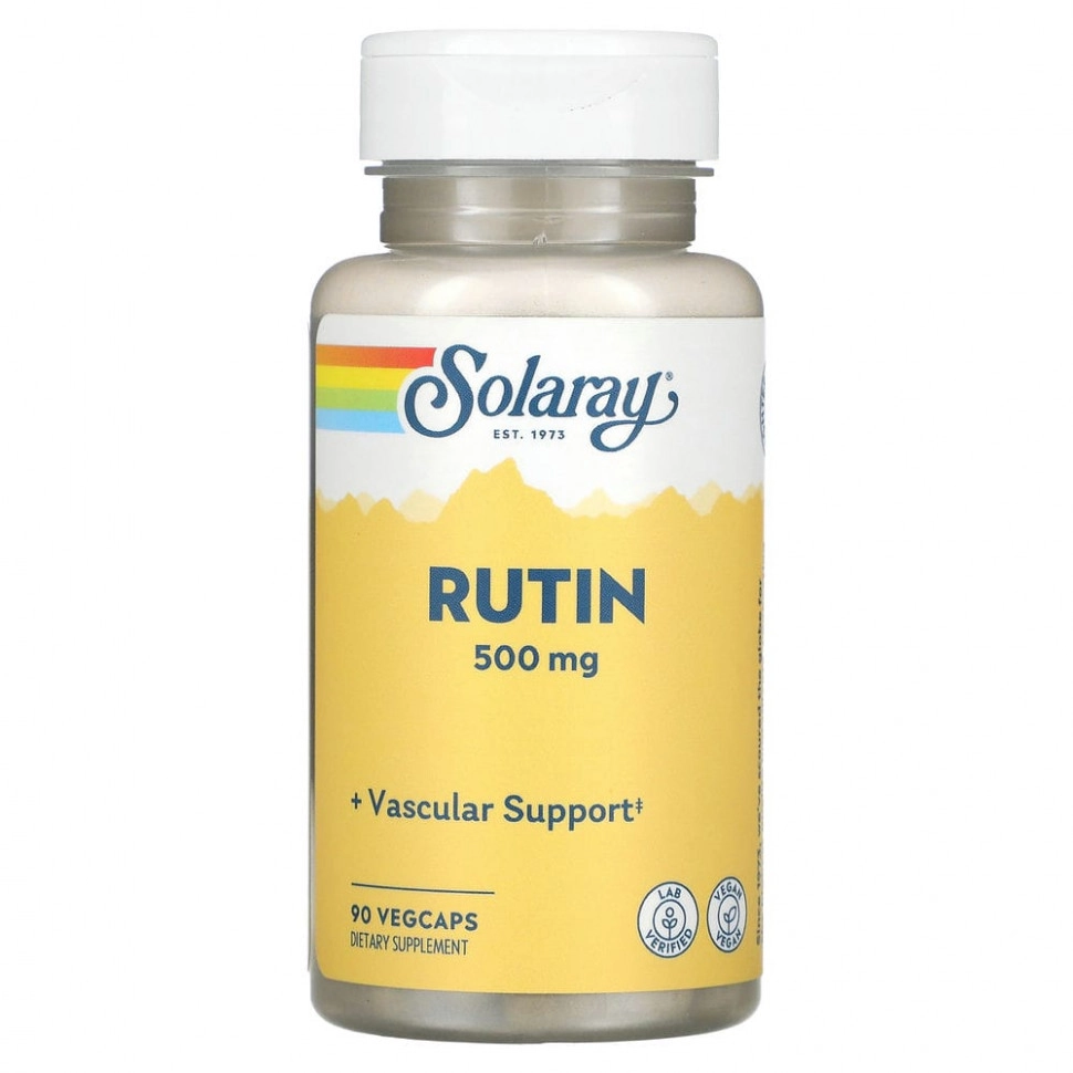 ​​​​​​​Solaray Rutin 500 mg, 90 vegetarian kapsula (32989) sotib olish