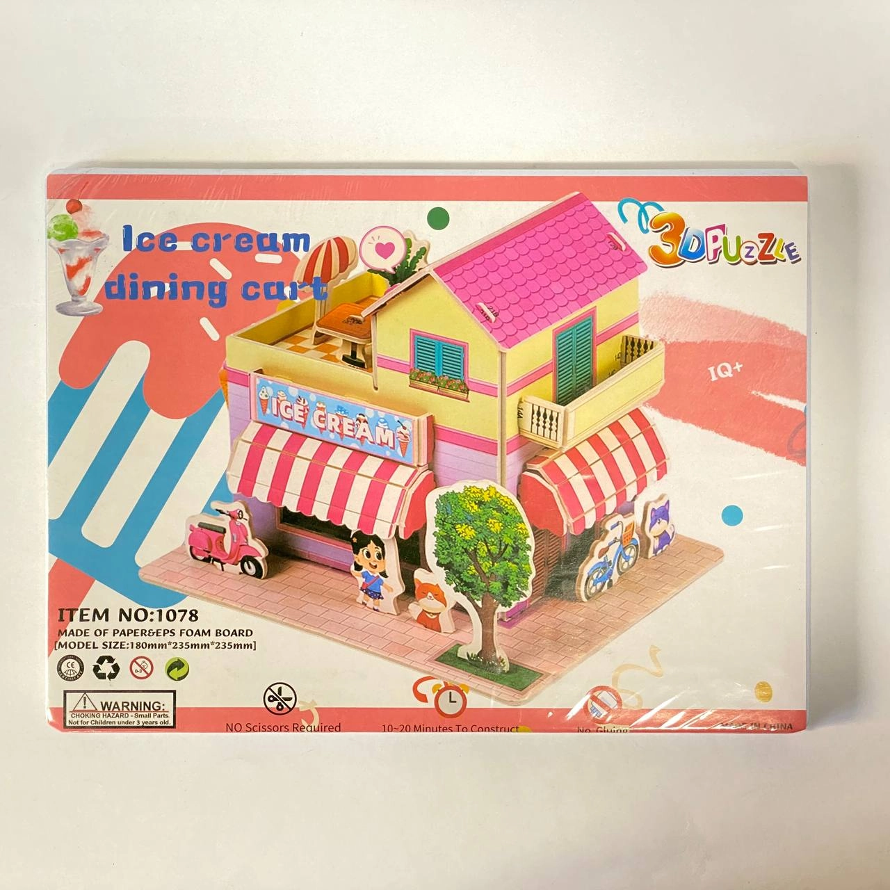 Ice-cream 3Д Пазл 1078 Магазин мороженого купить