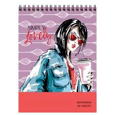 Блокнот А5 80л на гребне BG SIMPLY THE BEST купить