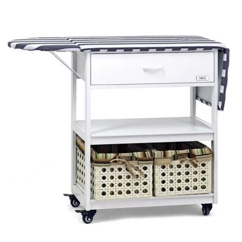 ГЛАДИЛЬНАЯ ДОСКА QUICK складная на роликах с корзинами купить