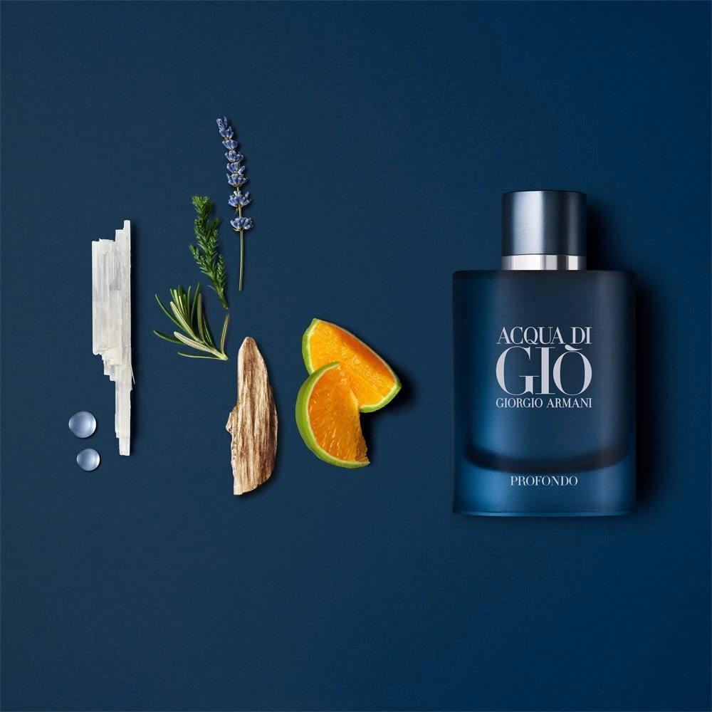 Giorgio Armani Acqua Di Gio Profondo 75 ml - erkaklar uchun atir - rasm №4 Giorgio Armani Acqua Di Gio Profondo 75 ml - erkaklar uchun atir O'zbekistonda