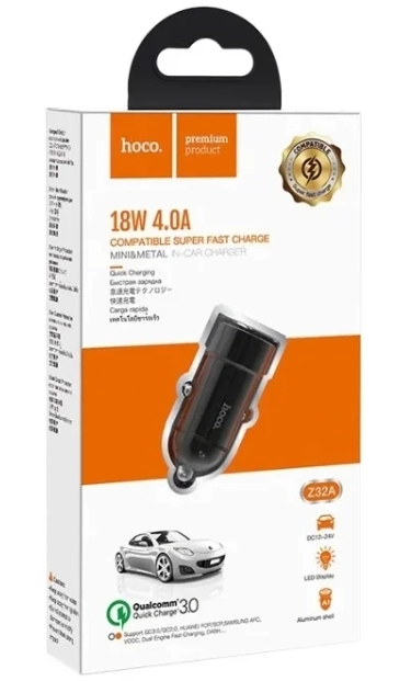 Автомобильное зарядное устройство Hoco Z32A доставка