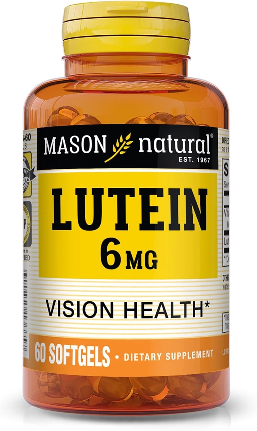 MASON NATURAL Lyutein 6 mg va Vitamin E bilan, 60 yumshoq tabletkalar (13665) sotib olish