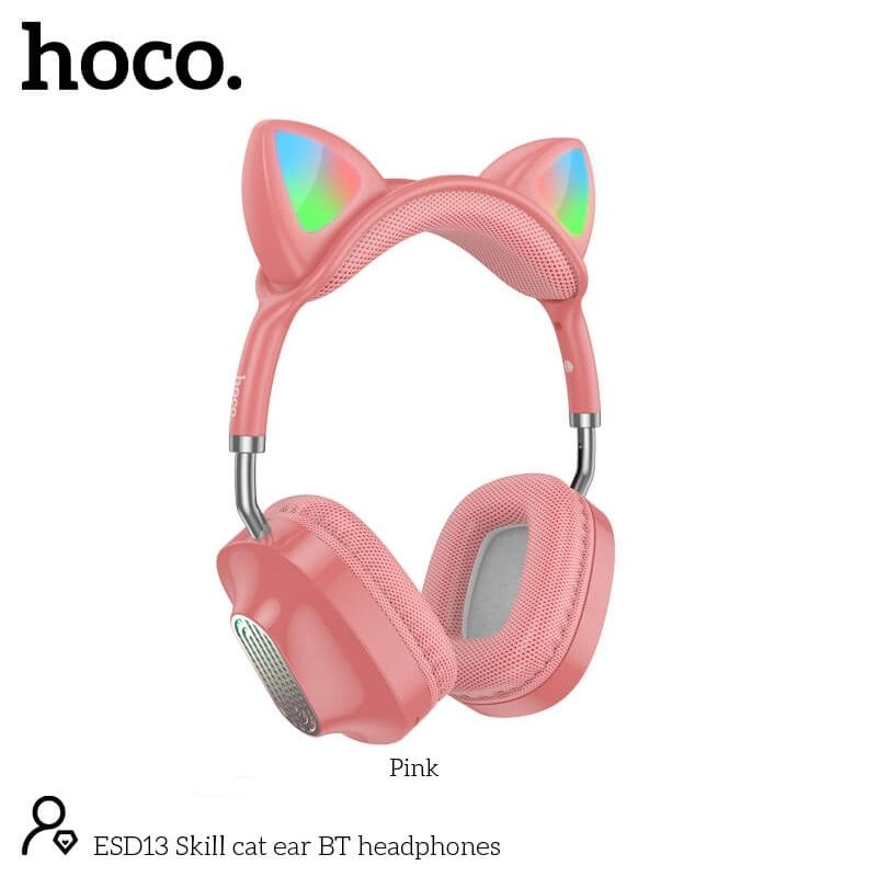 Беспроводные наушники Hoco ESD13 розовый купить