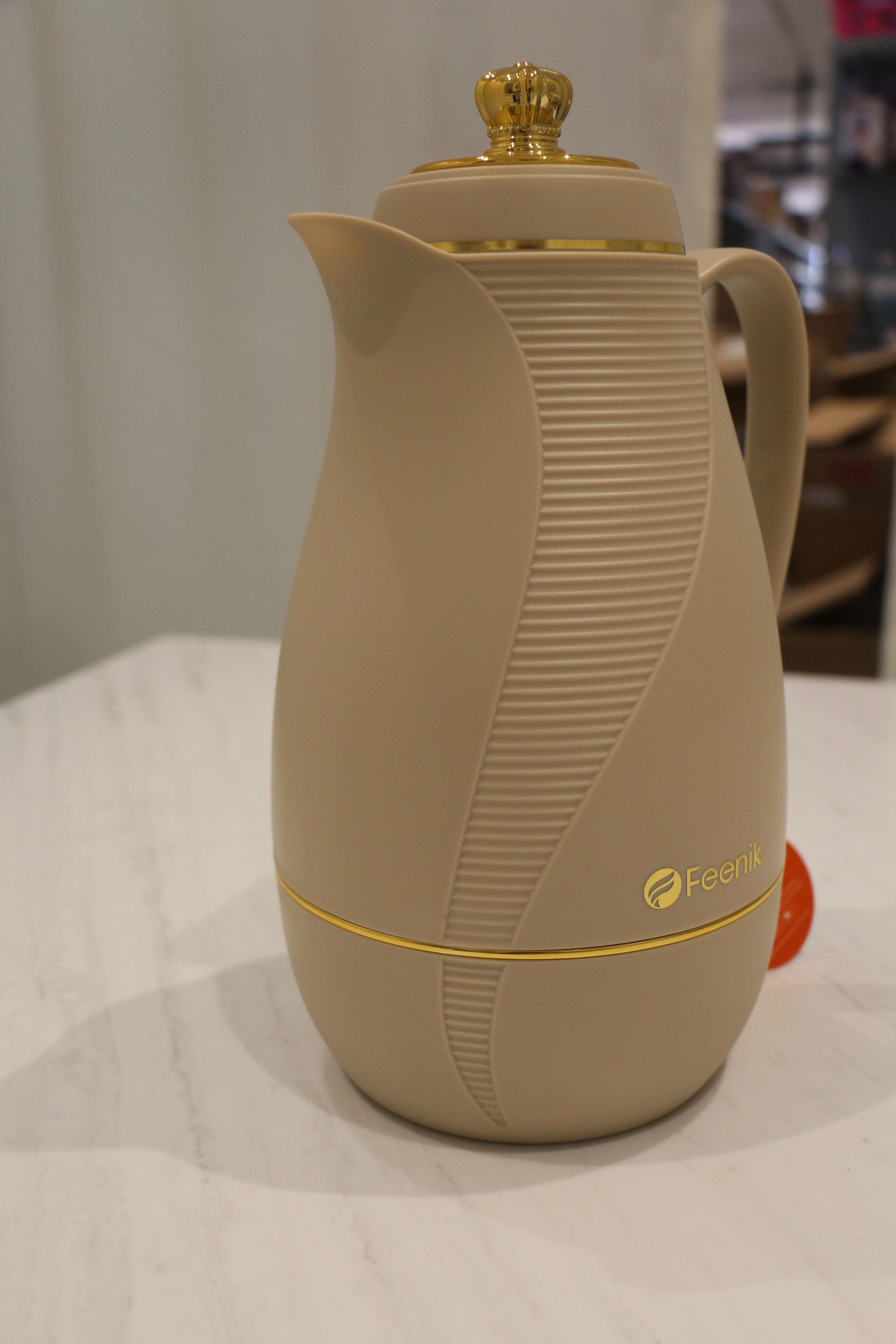 Термочайник Feenik DX-100 1L (молочный) недорого