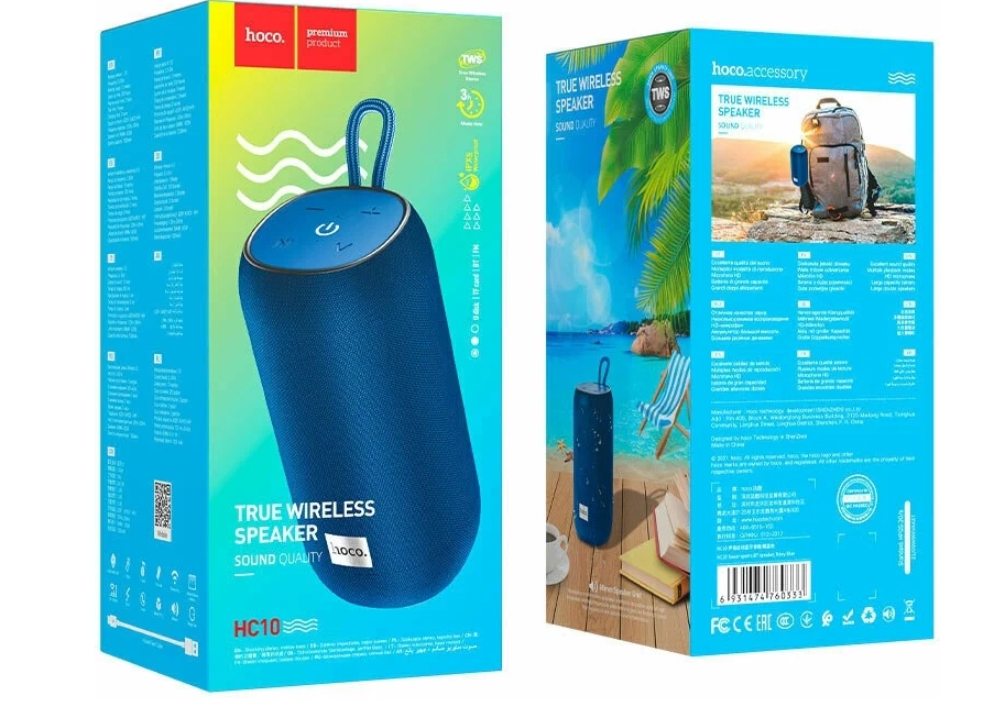 Hoco HC10 Blue ko‘chma akustikasi onlayn