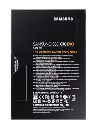 Samsung 870 EVO 1TB 2.5" SSD qattiq diski yetkazib berish