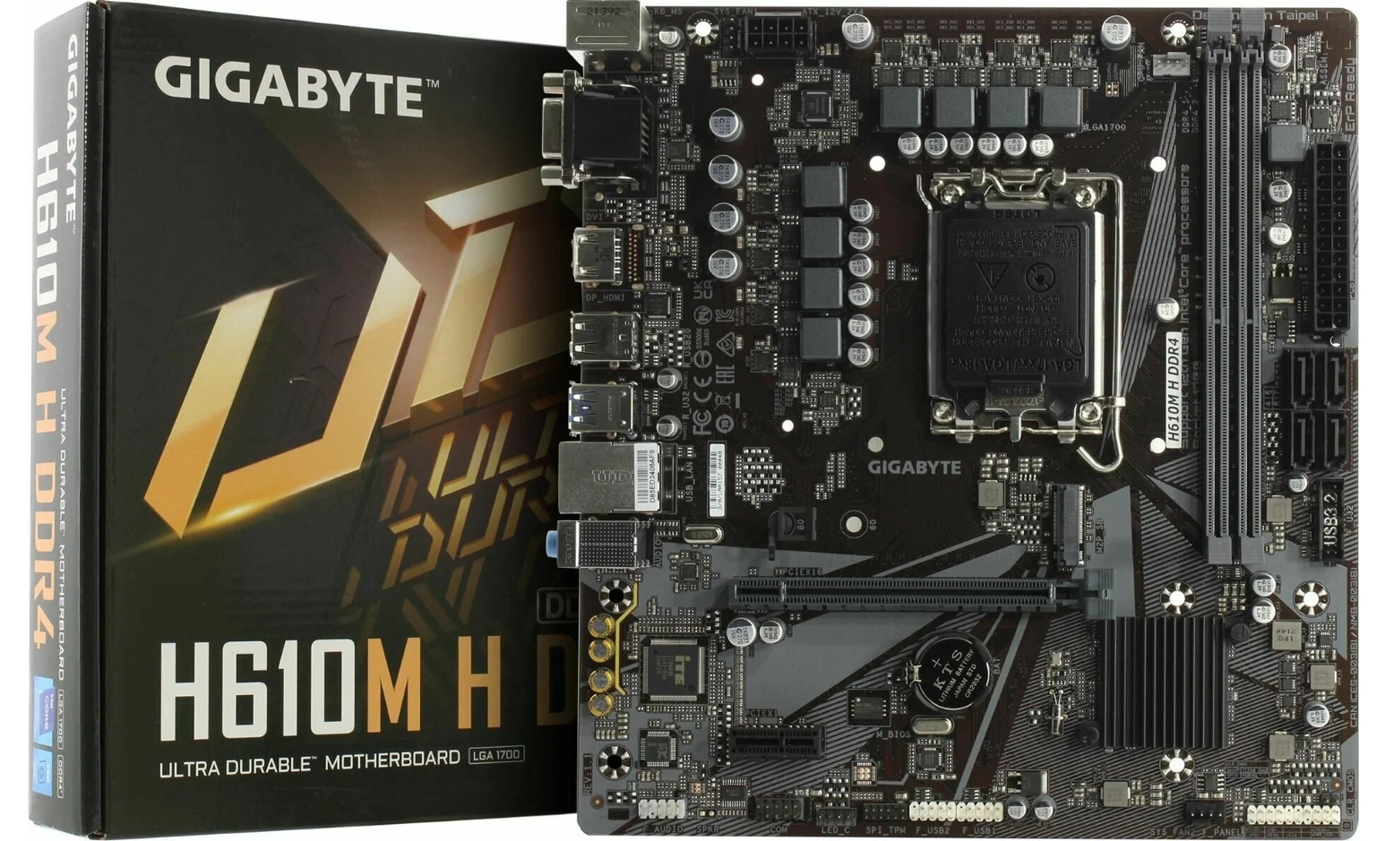 Gigabyte H610M | DDR4| LGA-1700 asosiy platasi onlayn