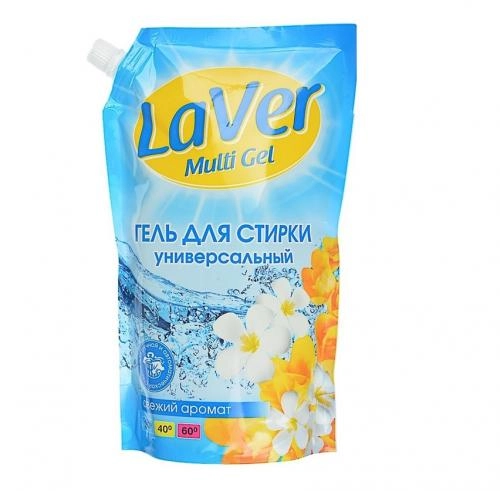LaVer Multi (1 litr, doy-pak) – oq va rangli matolarni yuvish uchun gel sotib olish