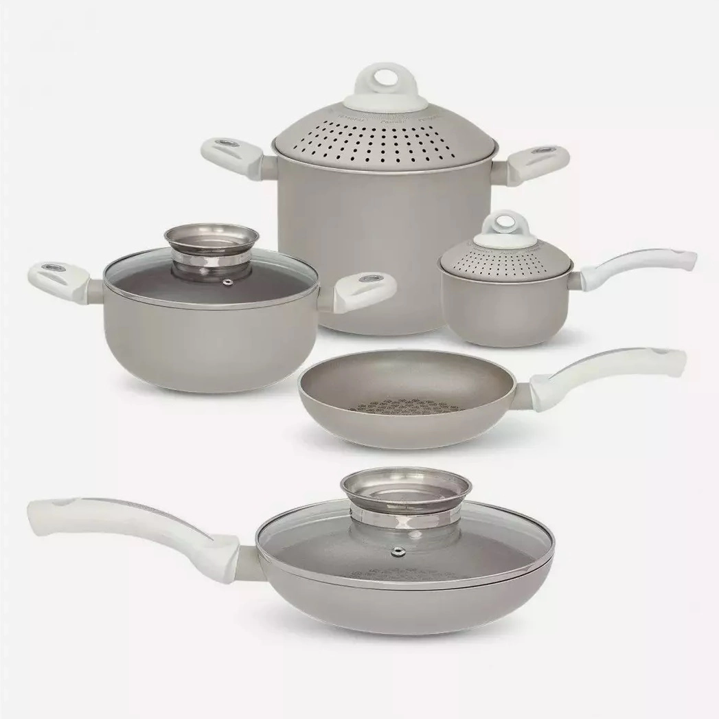 Pensofal White Diamond tova va kostryulkalar to'plami 9 dona. 6317 sotib olish