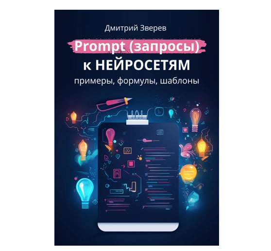 Дмитрий Зверев: Prompt (запросы) к нейросетям – примеры, формулы, шаблоны sotib olish