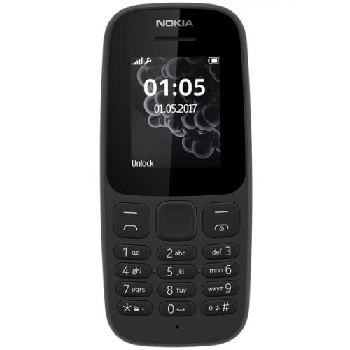 Nokia 105 Dual Sim Black telefoni sotib olish