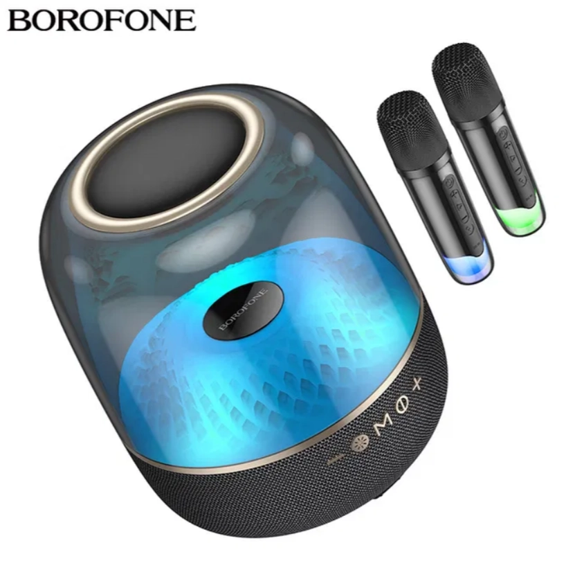 Borofone BP17 qora portativ kolonkasi + mikrofon sotib olish