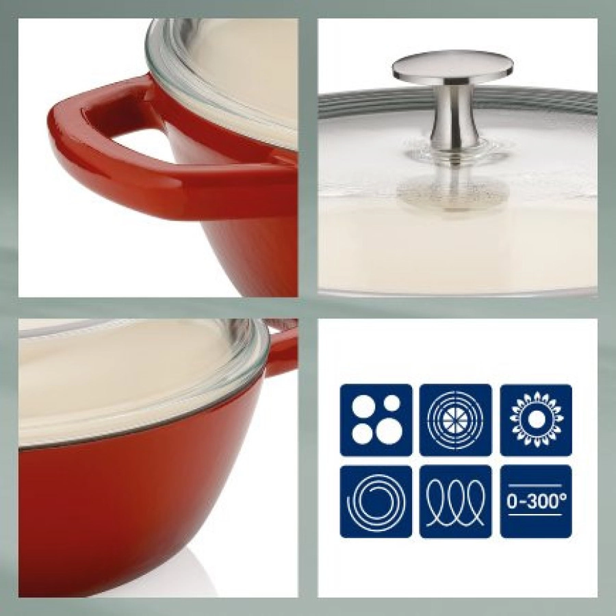 KELA Calido Chug'ondan Soteinik, 28 sm, 3,8 l, Qizil 11964 arzon