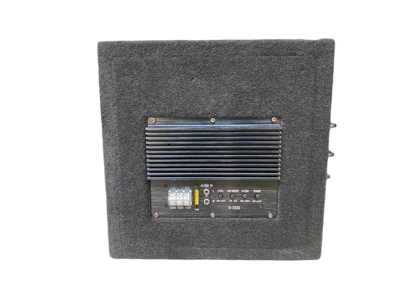 Сабвуфер активный со встроенным заводским усилителем и коробкой недорого