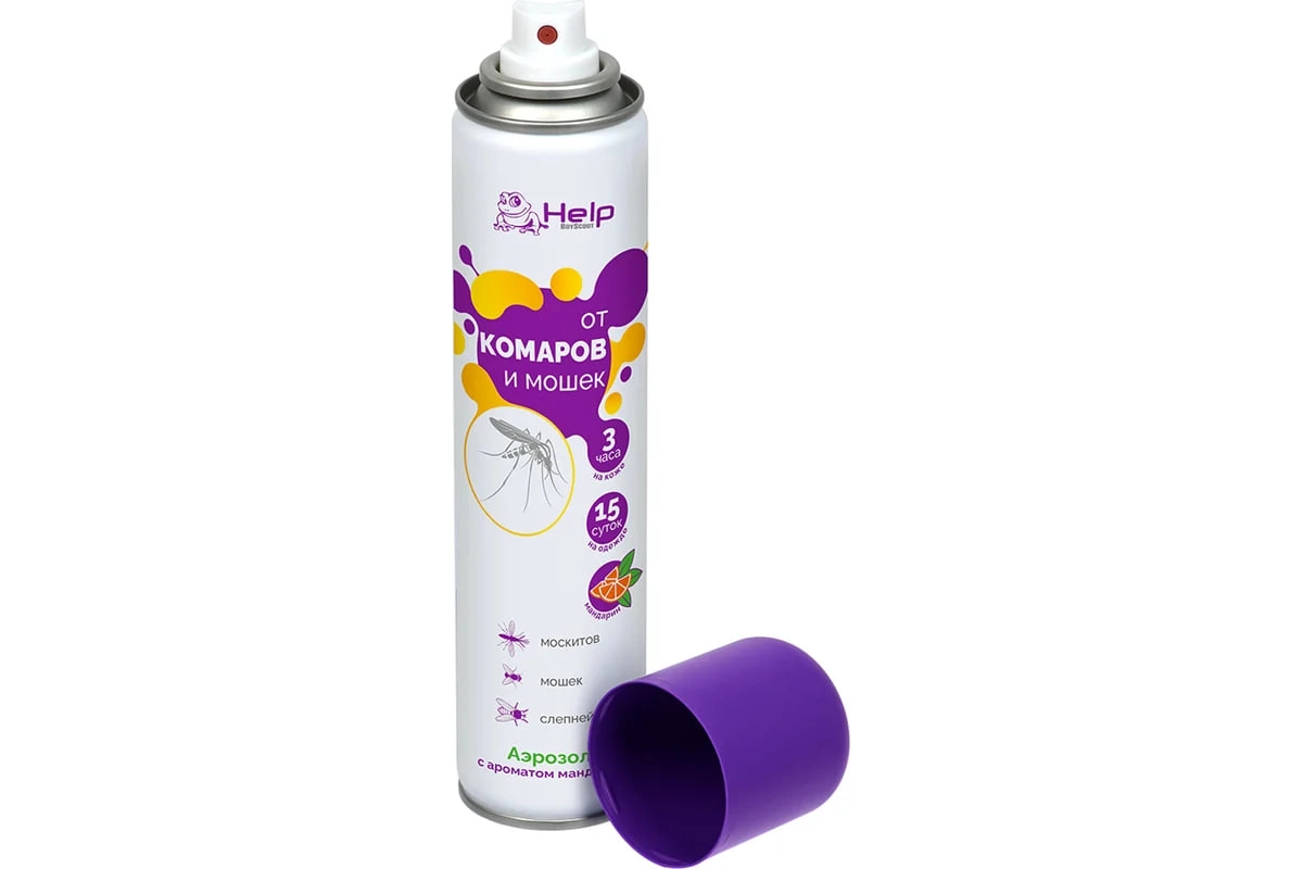 HELP chivin va pashshalardan himoya qiluvchi repellent aerosoli (200 ml) arzon
