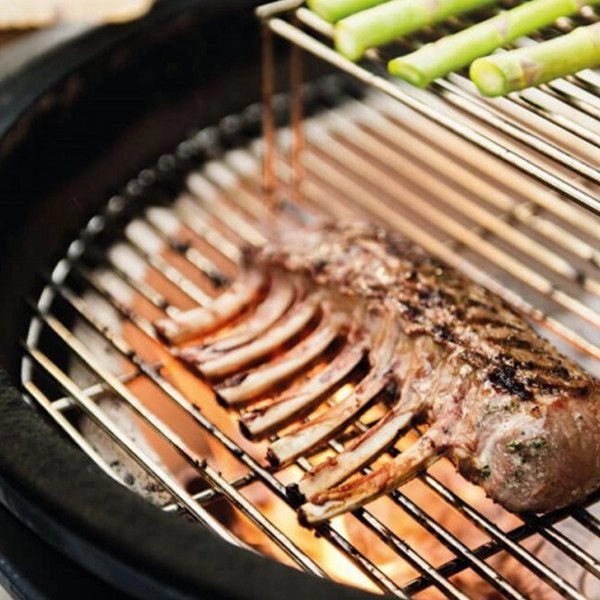 Berghoff kulrang, keramika ko'mirli gril-pechi xususiyatlar