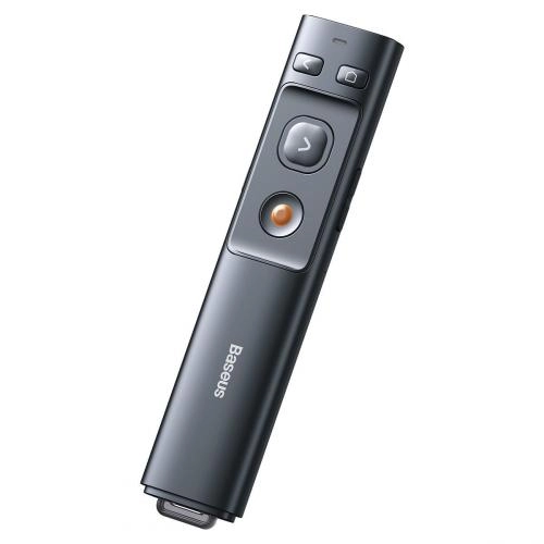 Baseus Orange Dot Wireless Presenter (Black) lazerli ko‘rsatgichi sotib olish