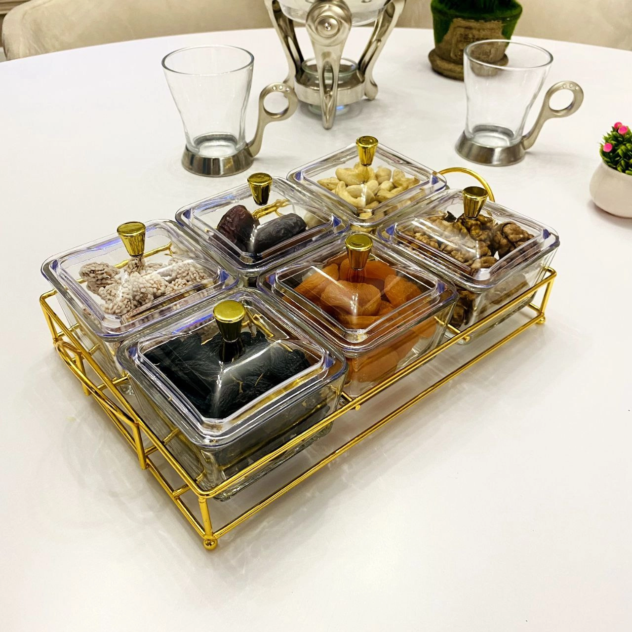 Стеклянное Блюдо для десертов 51017-1 Life Smile купить