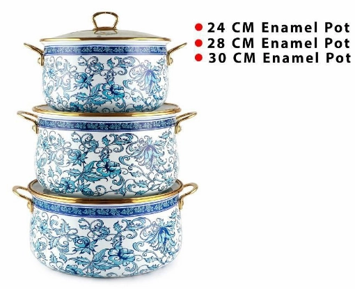 Life Smile 6PCS Cookwareset Enamel Coating купить