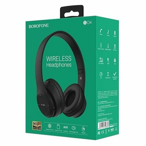 Беспроводные наушники Borofone BO4 черный в Узбекистане
