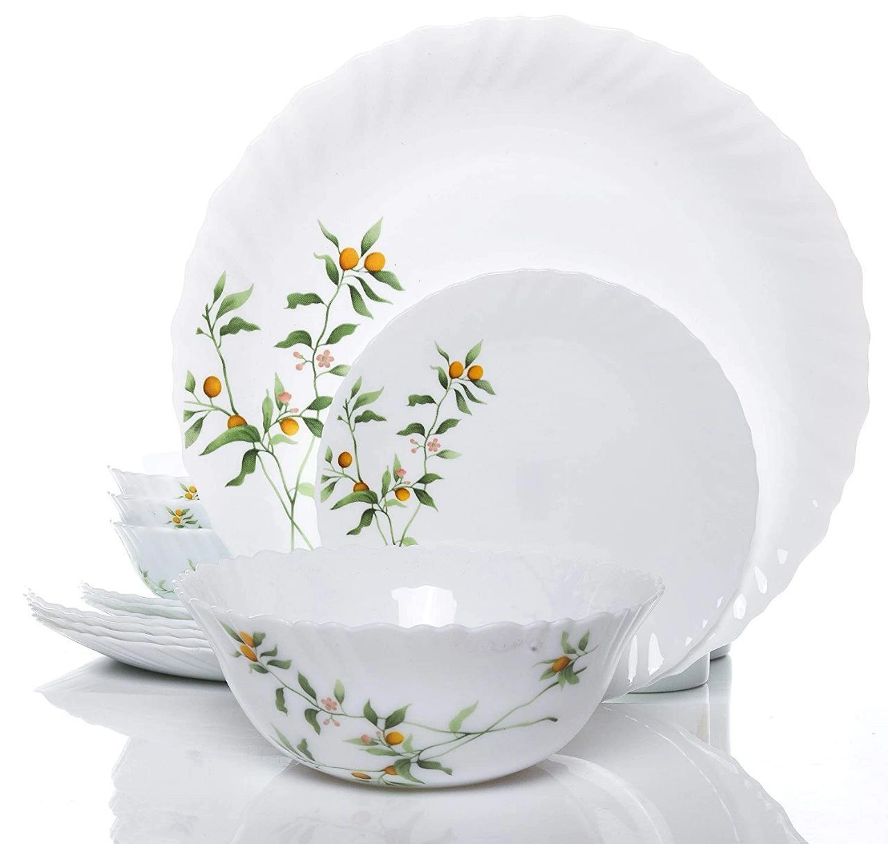 Diva La Opala Vivid Green stol servizi, 50 ta buyum sotib olish