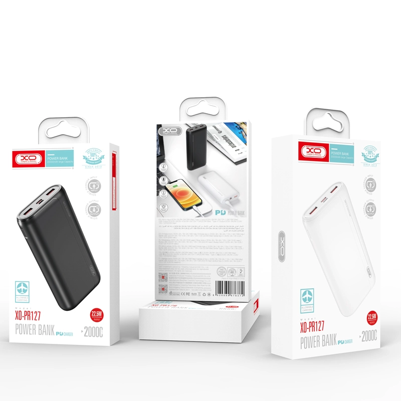 Powerbank XO PR126 UMB USB22.5W+PD20W 10000mAh Black arzon