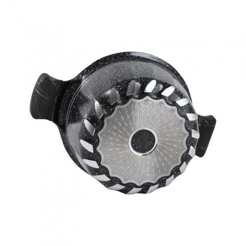 Granit qoplamali, 1 litrlik Lifesmile kastryuli (qora, kulrang, to‘q qizil) narxi