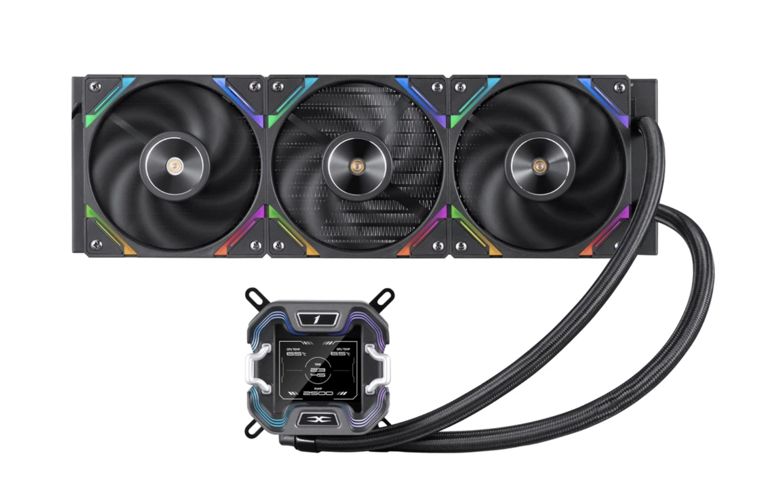 Кулер для процессора 1STPLAYER X-360, Black недорого