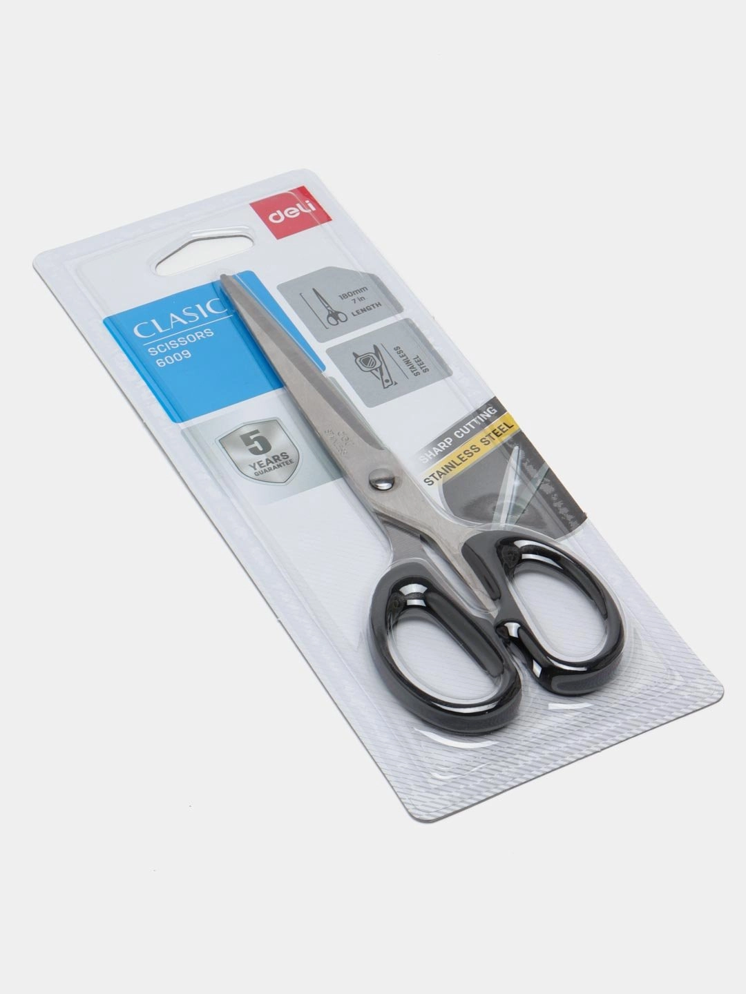 Deli 180 mm kanselyariya qaychisi (Black) arzon