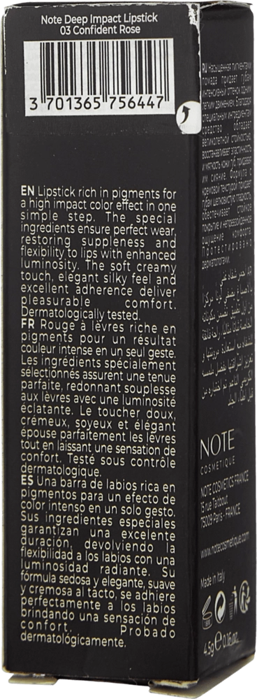 Lab bo'yog'i NOTE DEEP IMPACT LIPSTICK 03 arzon