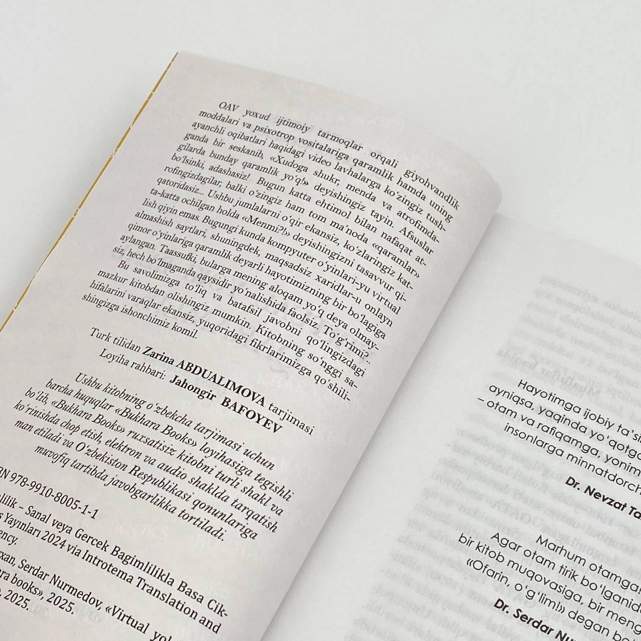 Невзат Тархан: Виртуал ёки реал қарамлик в Узбекистане