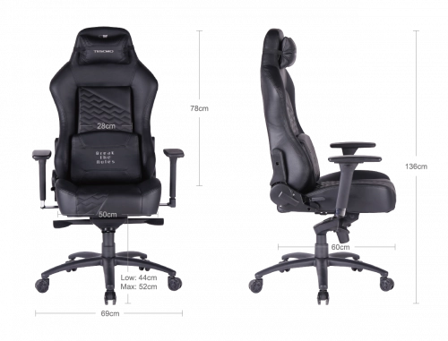 Игровое кресло Tesoro Zone Evolution TS-F730 (Black) недорого