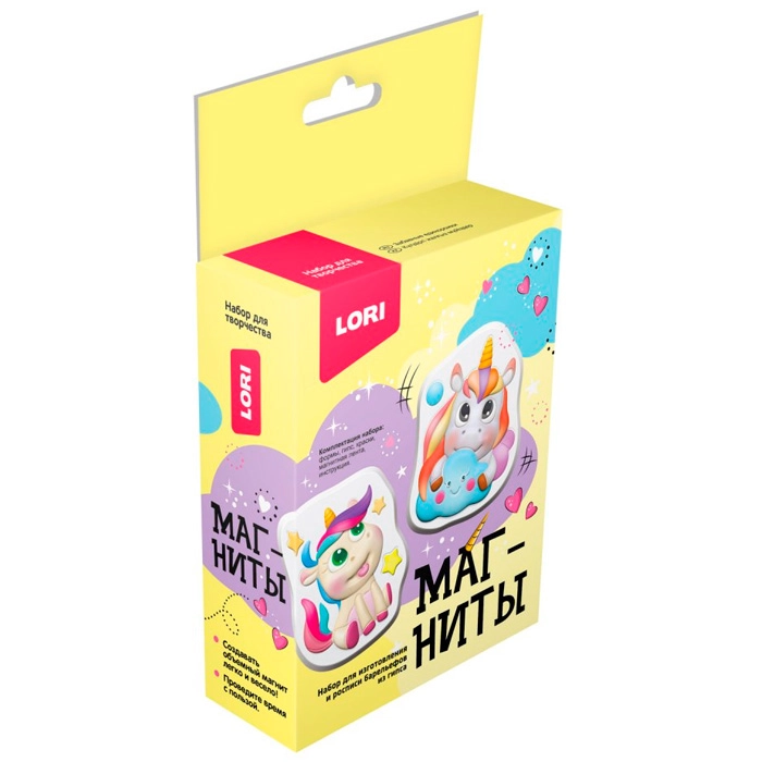 Магниты из гипса "Забавные единорожки" Пз/Г-033 купить