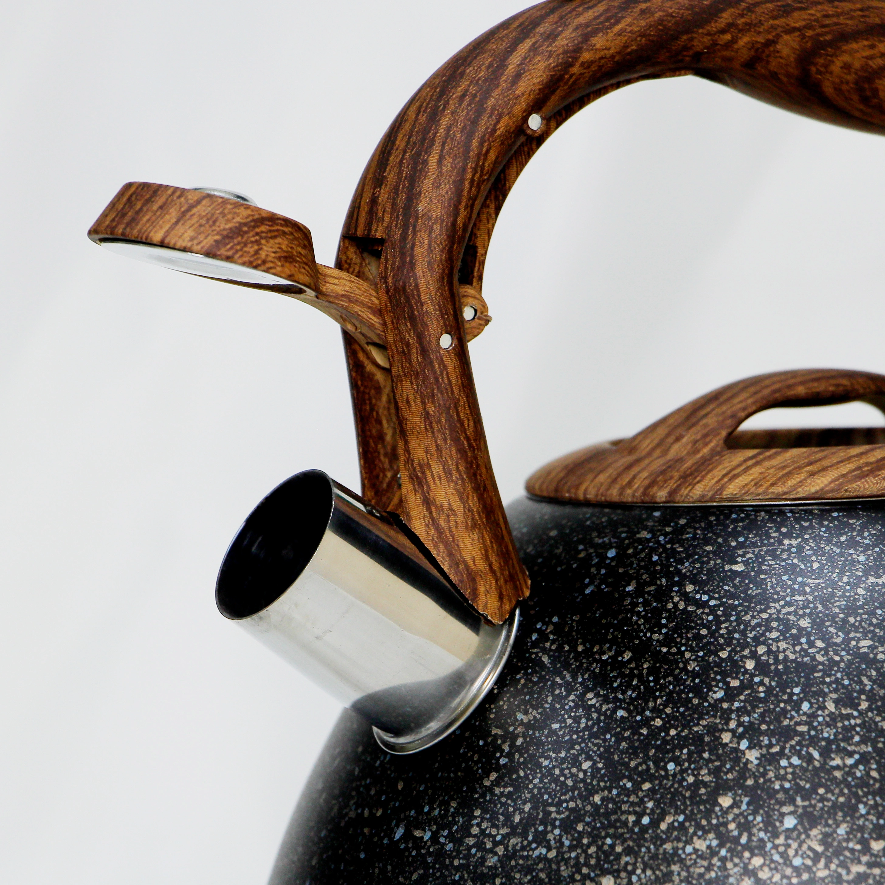 Чайник Kukmara 3,0 л, с деревянной ручкой, линия Гранит недорого