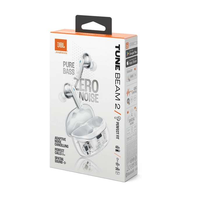 Беспроводные наушники JBL Tune Beam 2, White. Оригинал в Узбекистане