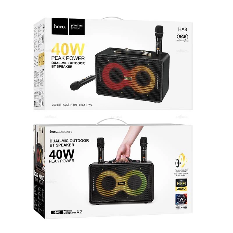 Hoco HA8 portativ akustikasi bo'lib to'lash