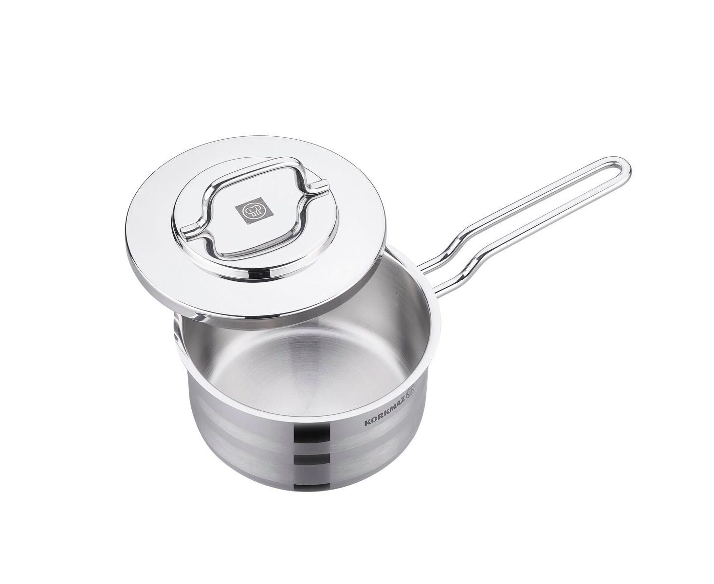 Кастрюля-соусник Alfa 16 см 1.8 л, нержавеющая сталь, многослойное капсульное дно (A2047) , Silver недорого