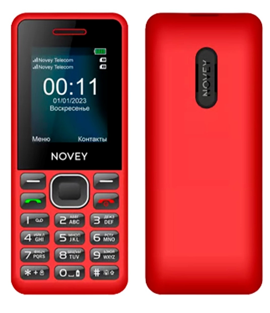 Novey A11 Qizil Telefoni sotib olish