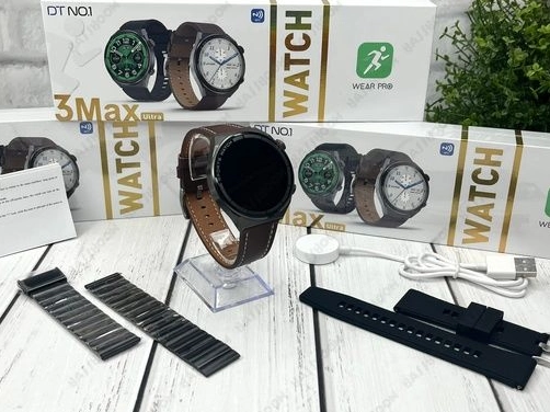 Смарт часы DT NO.1 3 Max Ultra Black рассрочка