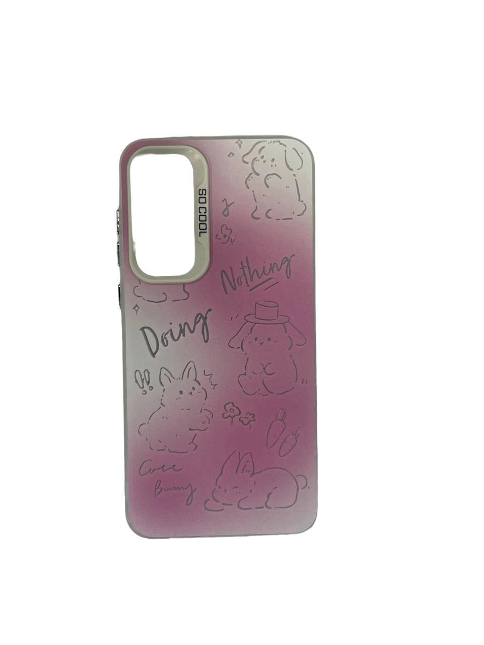 Чехол для Samsung A25 розового цвет с необычным дизайном купить