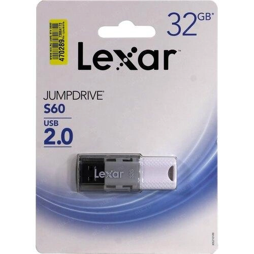 Lexar JumpDrive S60 32GB 2.0 (kompyuter uchun) USB fleshkasi O'zbekistonda